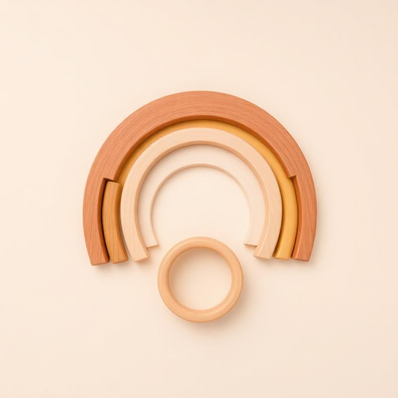 Wooden Stacking Rainbow